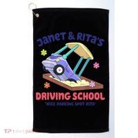 Janet & Rita Humorous Driving School Nice Parking Spot Golf Towel thumb 0