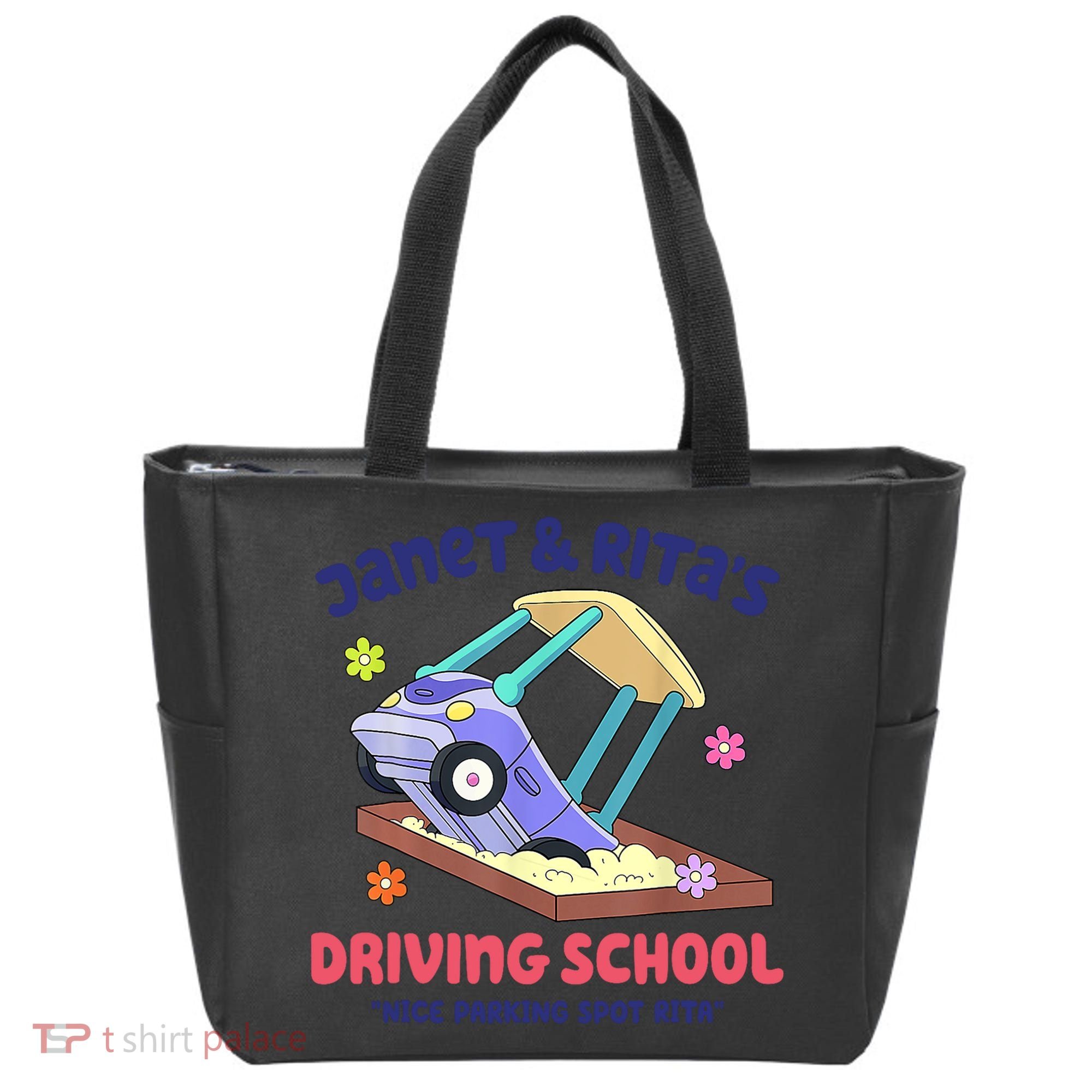 Janet & Rita Humorous Driving School Nice Parking Spot Tote Bag