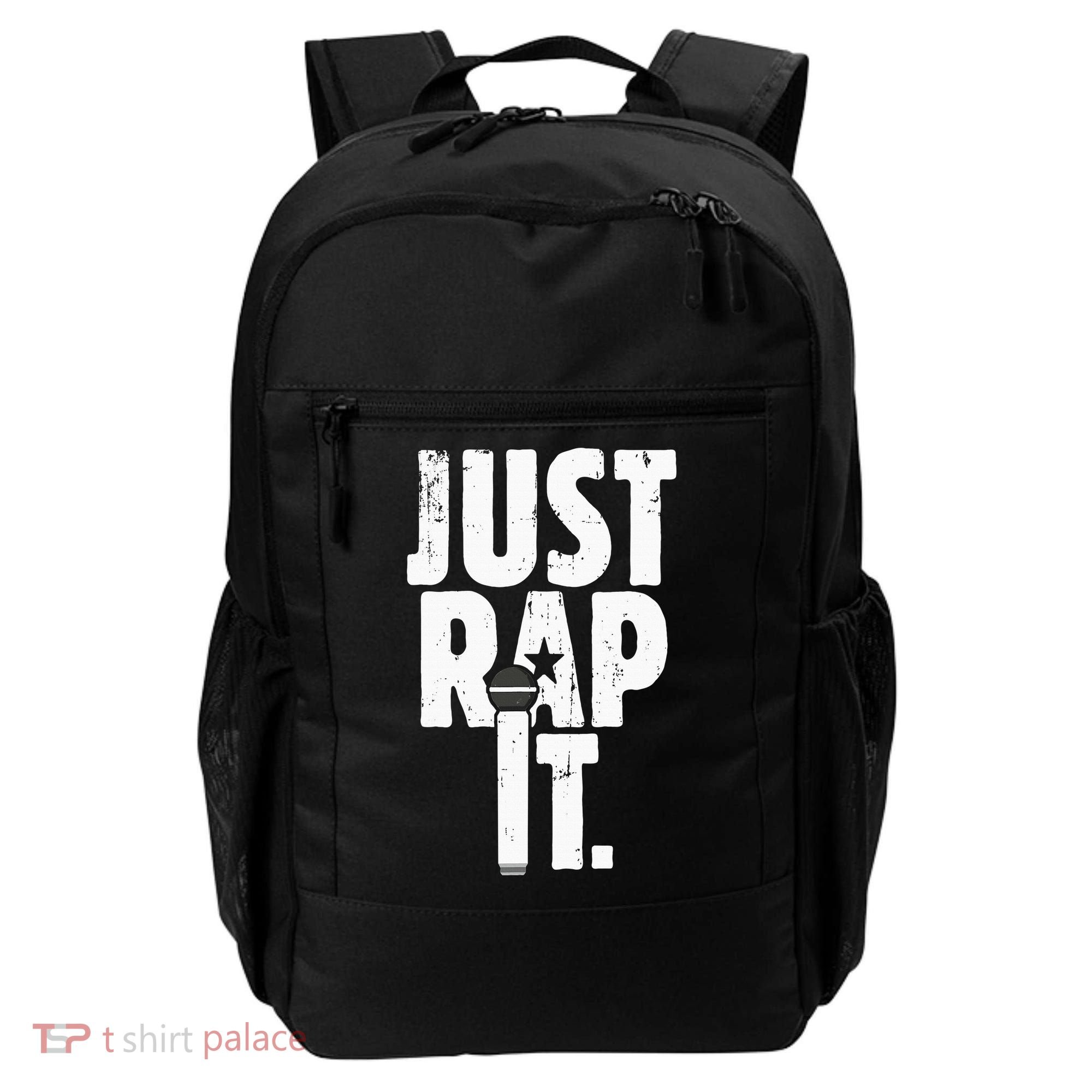 Just Rap It Cool Gift For Rapper And Hip Hop Lover Backpack
