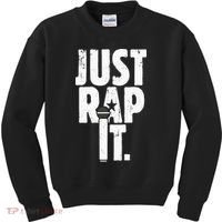 Just Rap It Cool Gift For Rapper And Hip Hop Lover Kids Sweatshirt thumb 0