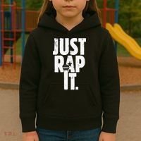 Just Rap It Cool Gift For Rapper And Hip Hop Lover Kids Hoodie thumb 3