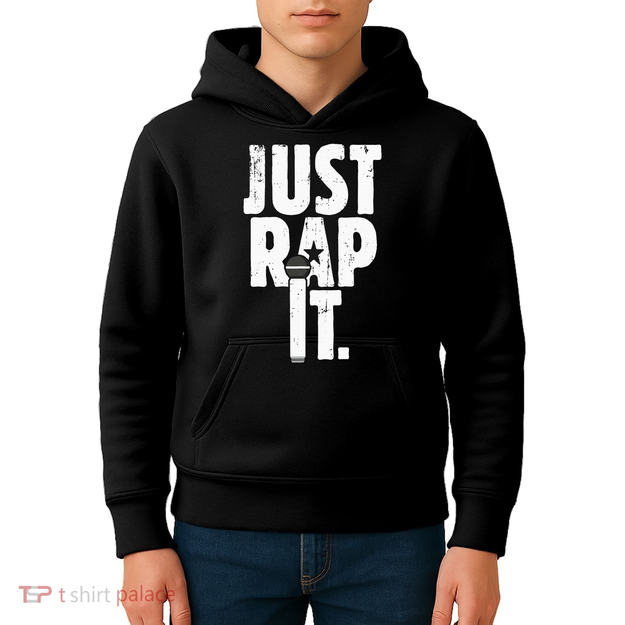 Just Rap It Cool Gift For Rapper And Hip Hop Lover Kids Hoodie