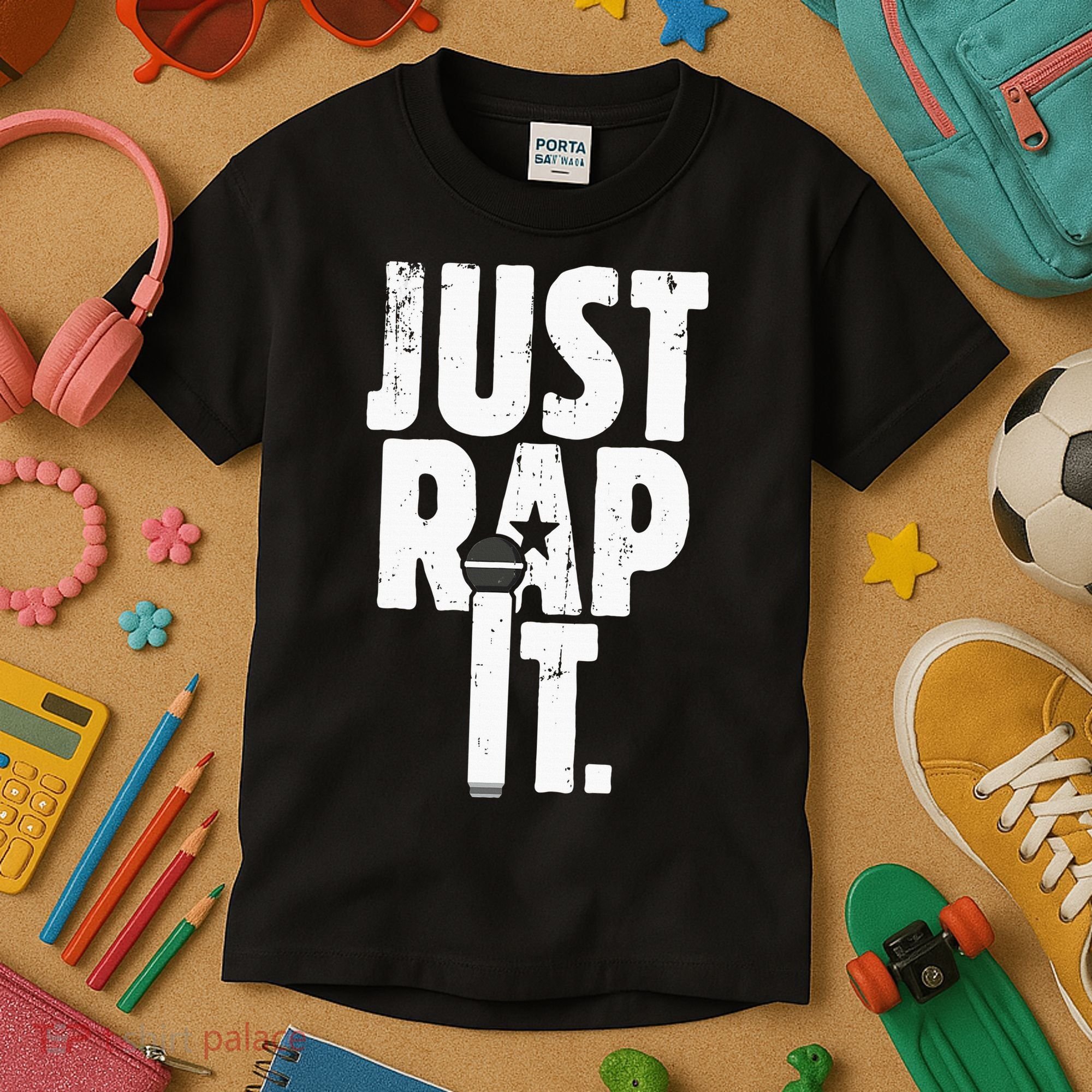Just Rap It Cool Gift For Rapper And Hip Hop Lover Kids T-Shirt