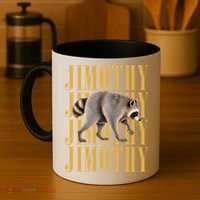 Jimothy Raccoon Coffee Mug thumb 4