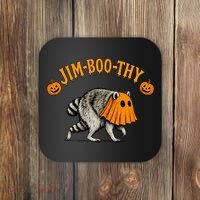 Jimothy Raccoon Jim-Boo-Thy Halloween Coaster thumb 0