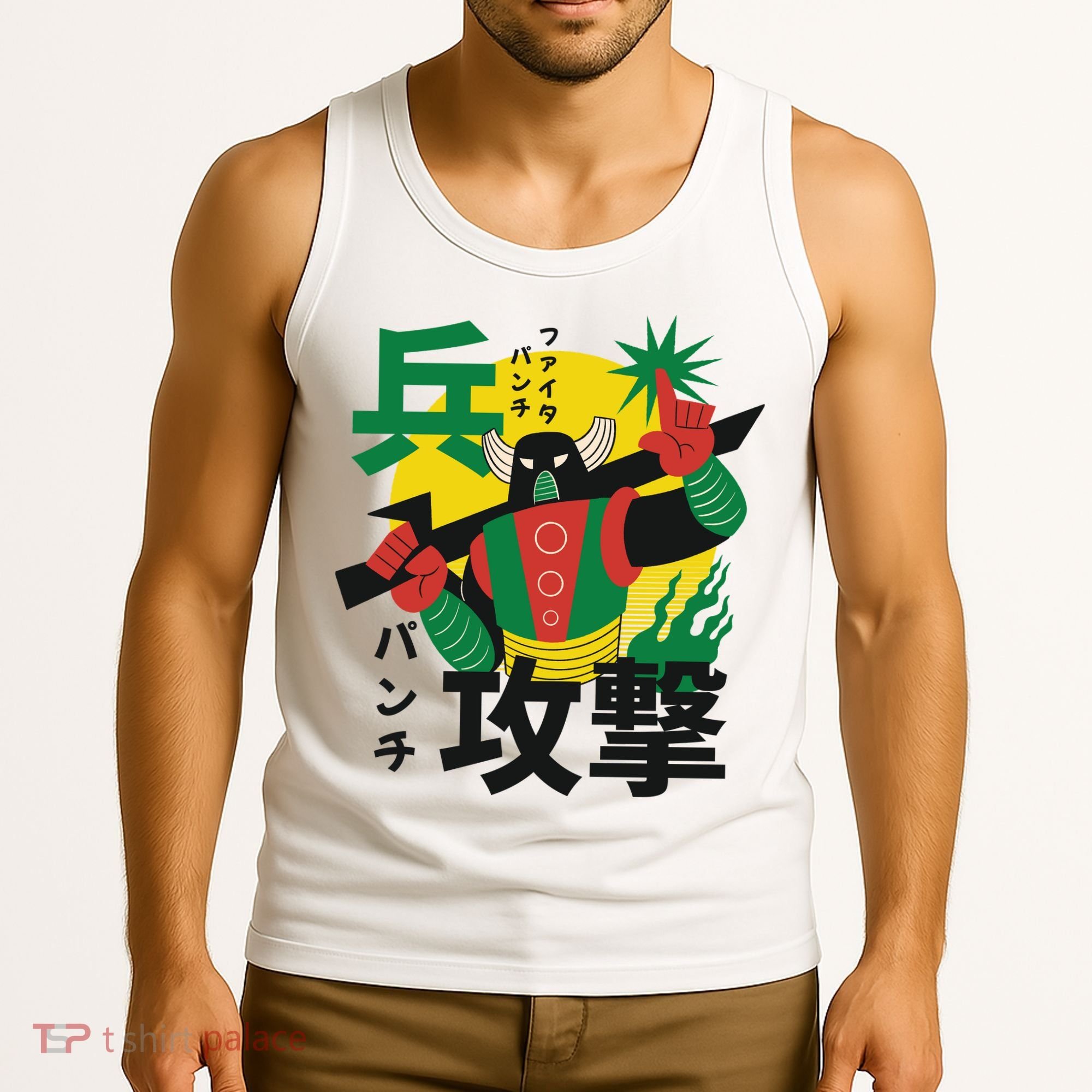Japanese Robot Tank Top
