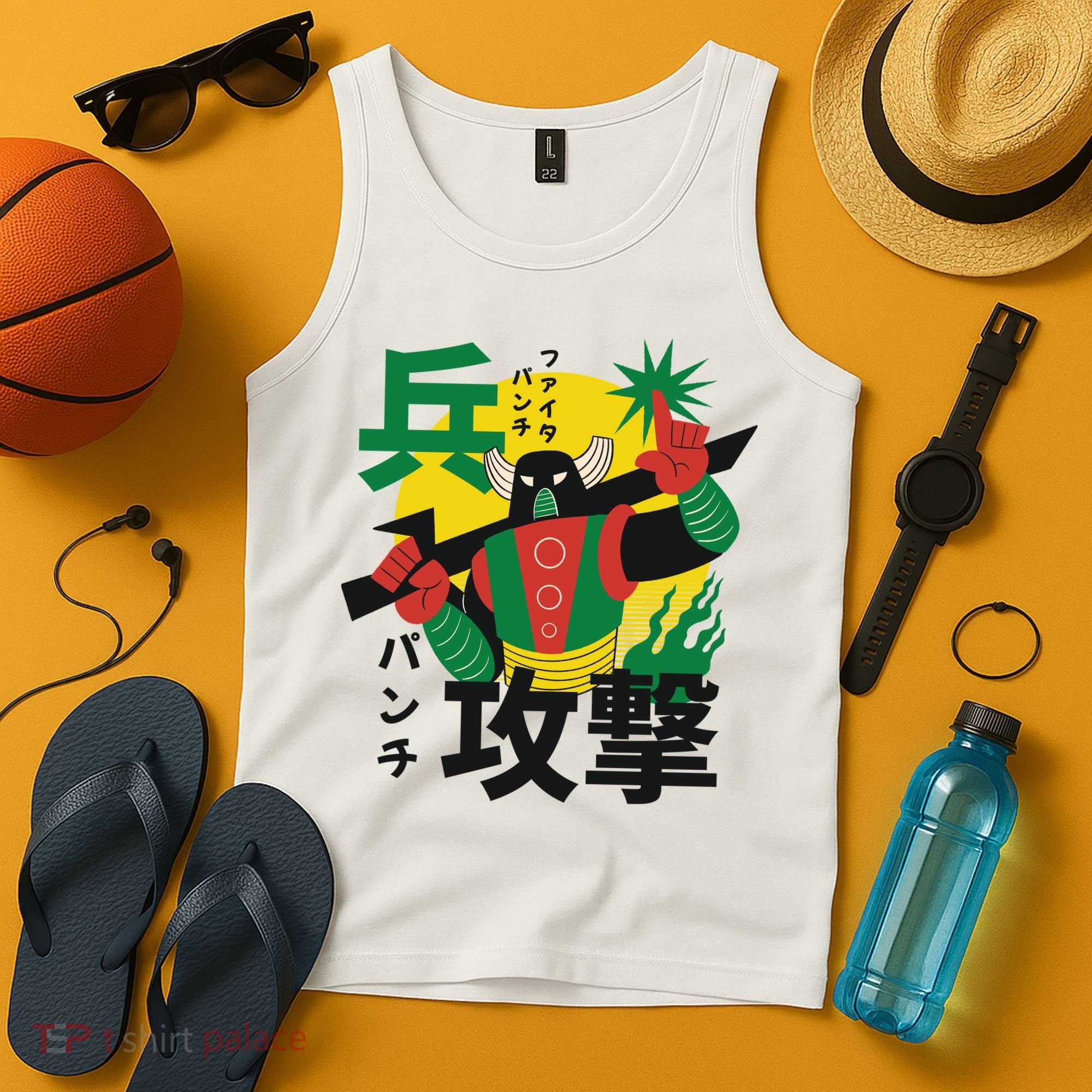 Japanese Robot Tank Top