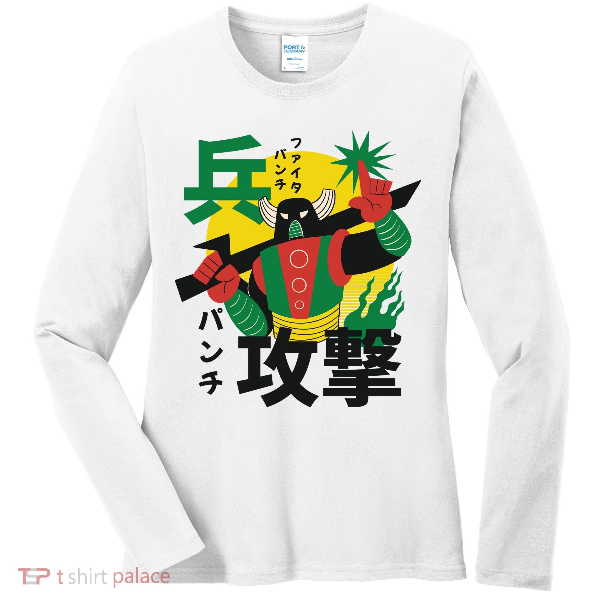 Japanese Robot Women's Long Sleeve Shirt