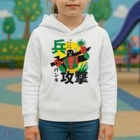 Japanese Robot Kids Hoodie thumb 3