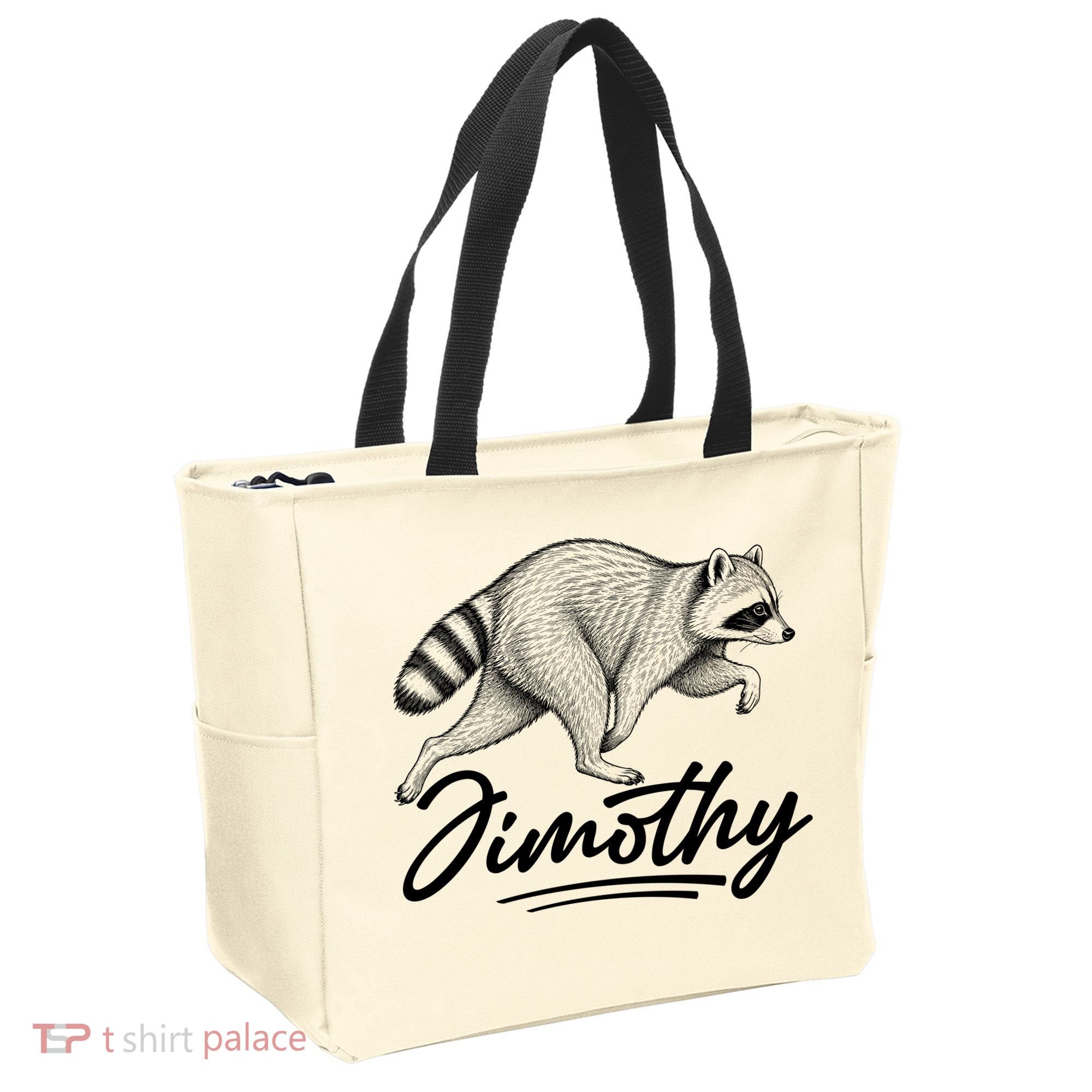 Jimothy Raccoon Tote Bag