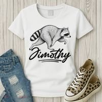 Jimothy Raccoon Women's T-Shirt thumb 3