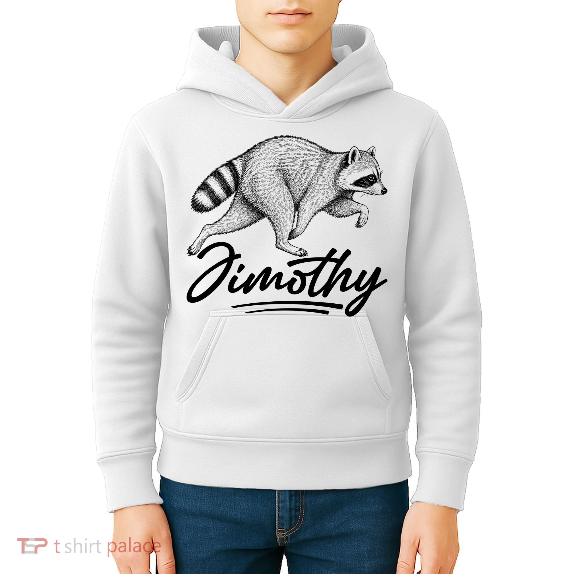 Jimothy Raccoon Kids Hoodie