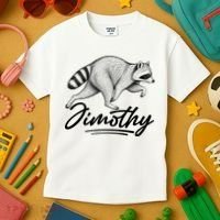 Jimothy Raccoon Kids T-Shirt thumb 3