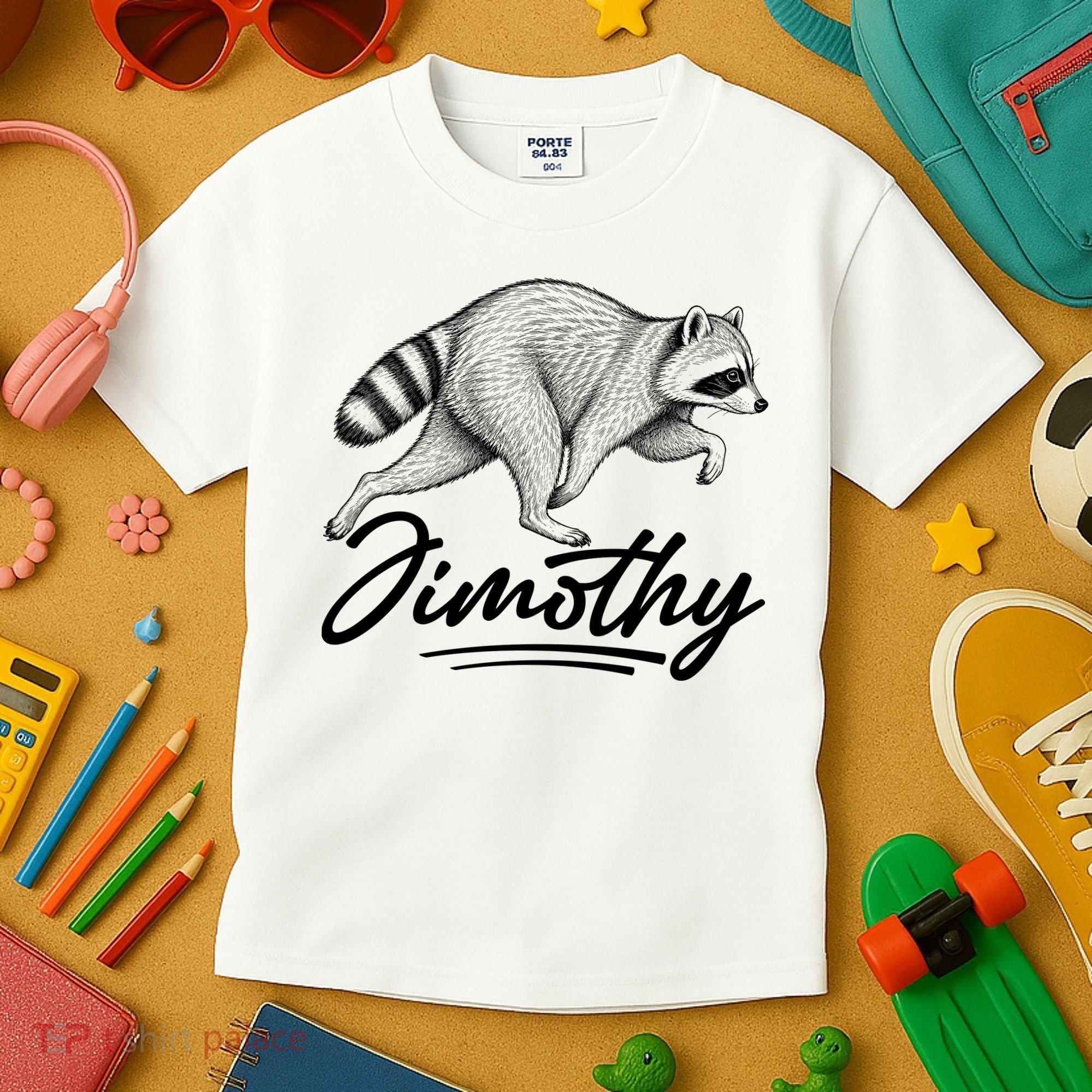 Jimothy Raccoon Kids T-Shirt