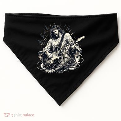 Jesus Rocks USA-Made Doggie Bandana