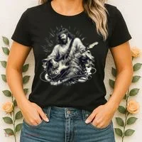 Jesus Rocks Women's T-Shirt thumb 2