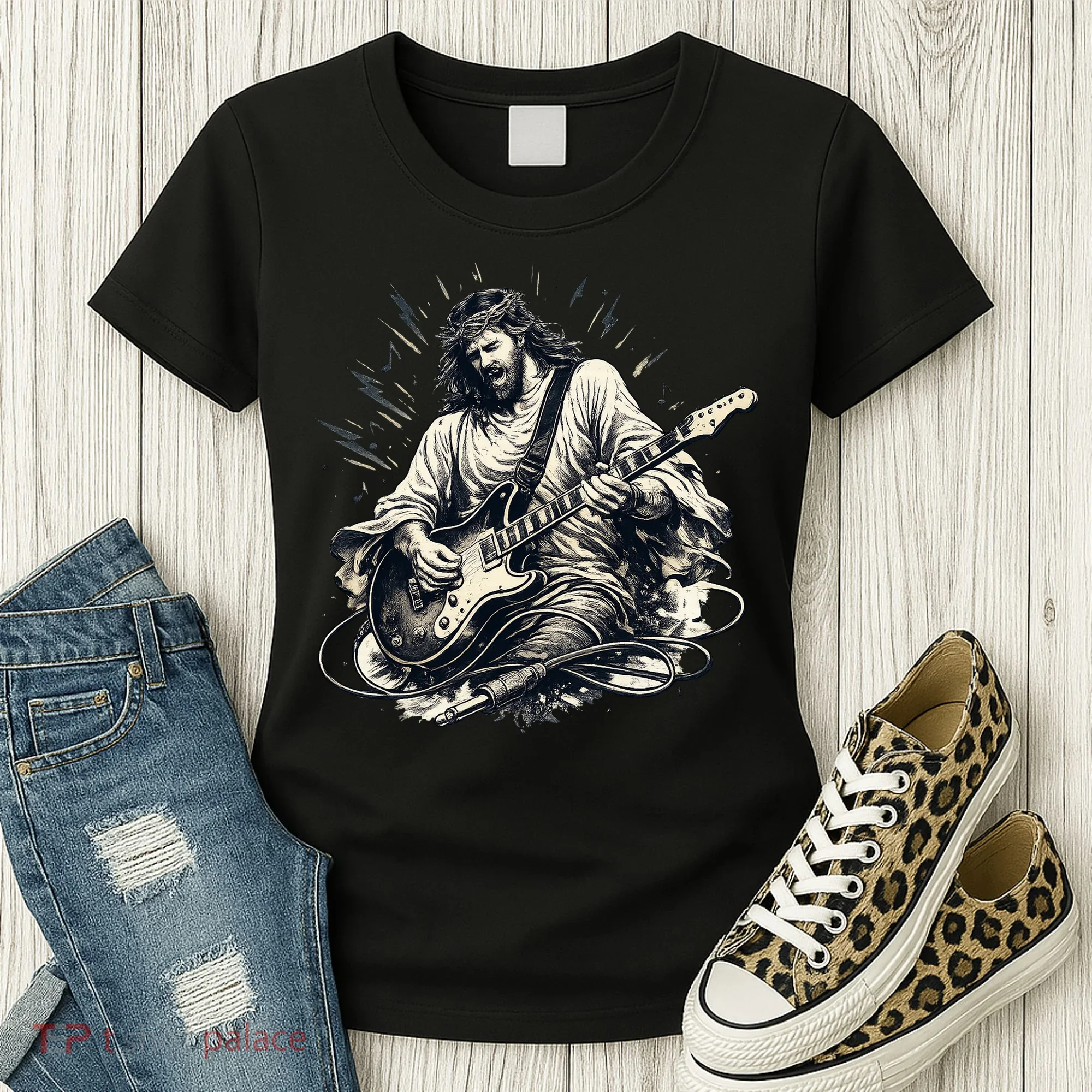 Jesus Rocks Women's T-Shirt