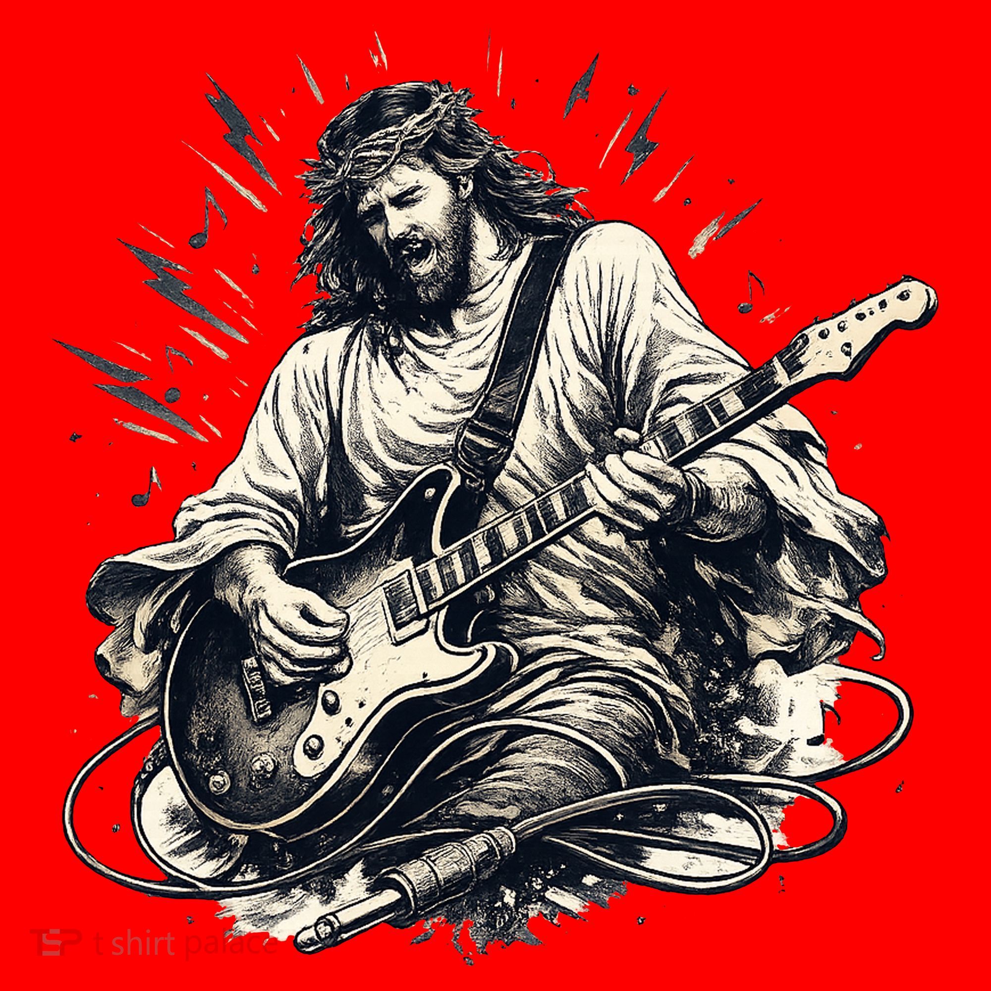 Jesus Rocks Santa Hat