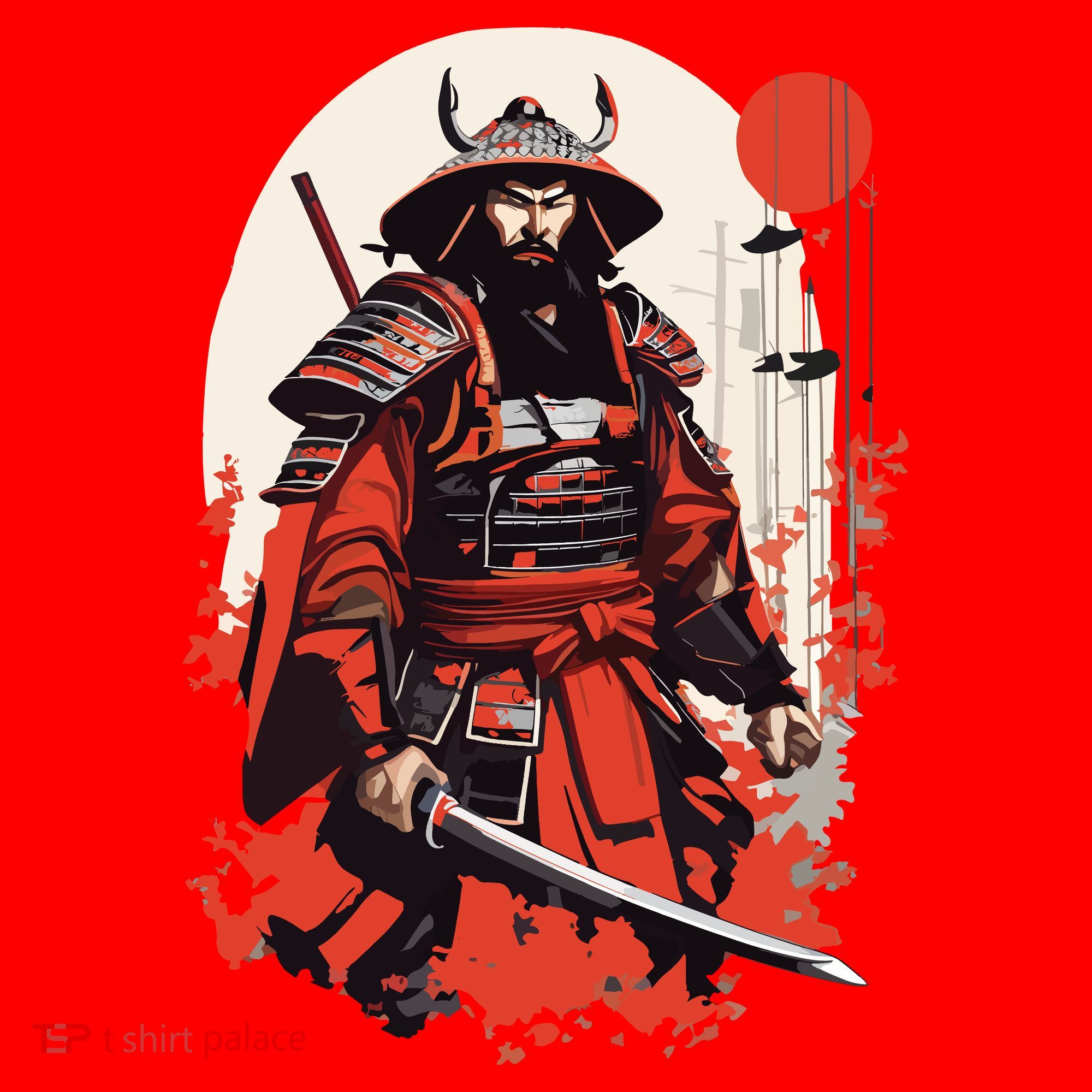 Japanese Ronin Santa Hat