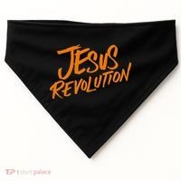 Jesus Revolution USA-Made Doggie Bandana thumb 0