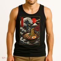 Japanese Ramen Kawaii Anime Tank Top thumb 3