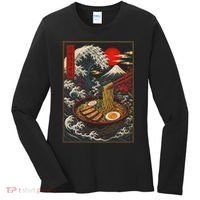Japanese Ramen Kawaii Anime Women's Long Sleeve Shirt thumb 0