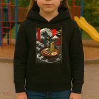 Japanese Ramen Kawaii Anime Kids Hoodie thumb 3