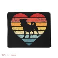 Jack Russell Lover Owner Gifts Retro Sunset Dog Mom Dad Mousepad thumb 0