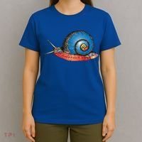 Just Really Like Snails Snail Lover Great Gift T-Shirt thumb 4