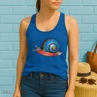 Just Really Like Snails Snail Lover Great Gift Women's Tank Top thumb 2