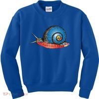 Just Really Like Snails Snail Lover Great Gift Kids Sweatshirt thumb 0