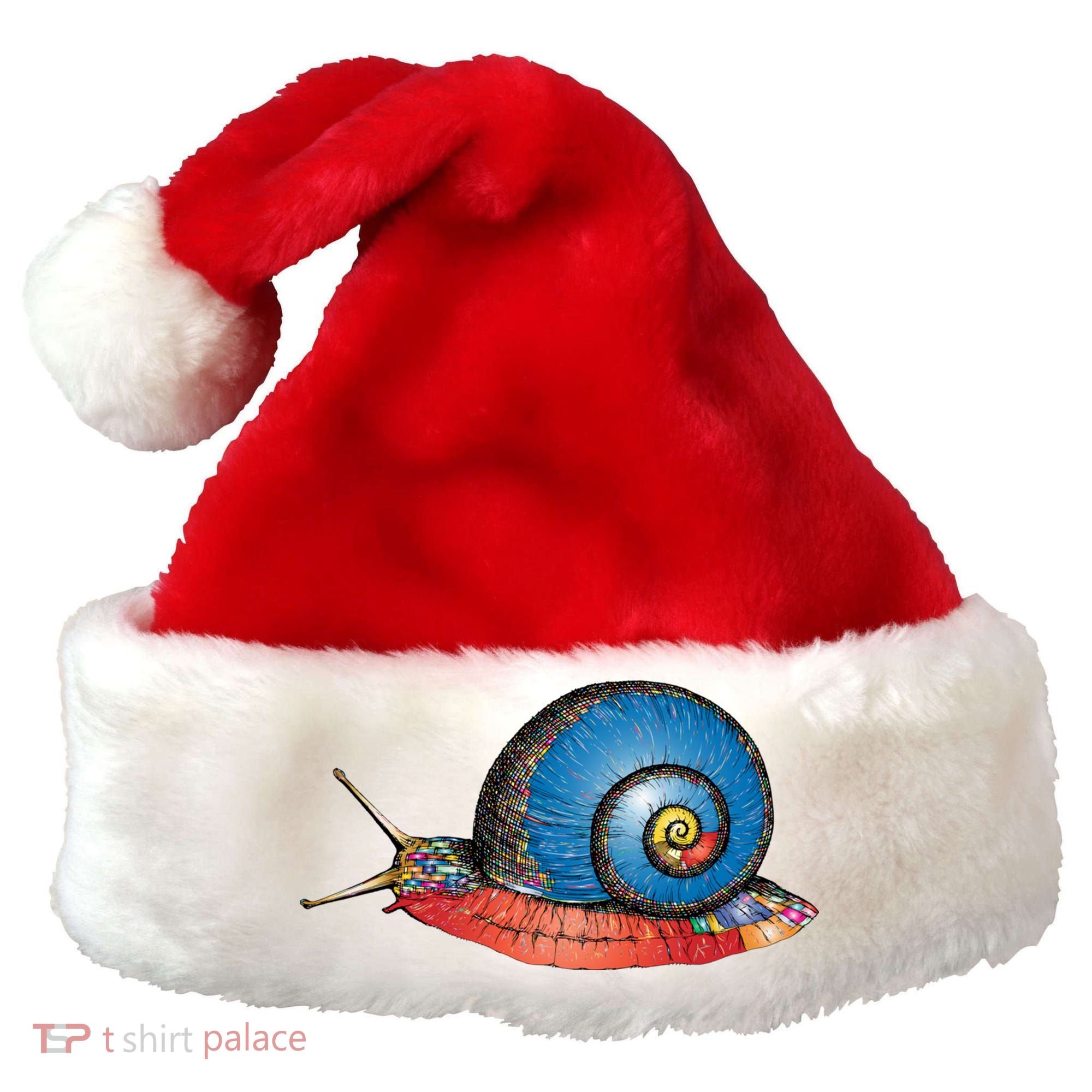 Just Really Like Snails Snail Lover Great Gift Santa Hat