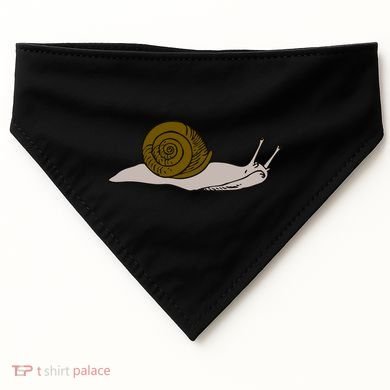Just Really Like Snails Snail Lover Gift USA-Made Doggie Bandana