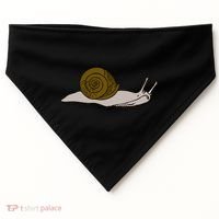 Just Really Like Snails Snail Lover Gift USA-Made Doggie Bandana thumb 0