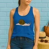 Just Really Like Snails Snail Lover Gift Women's Tank Top thumb 2