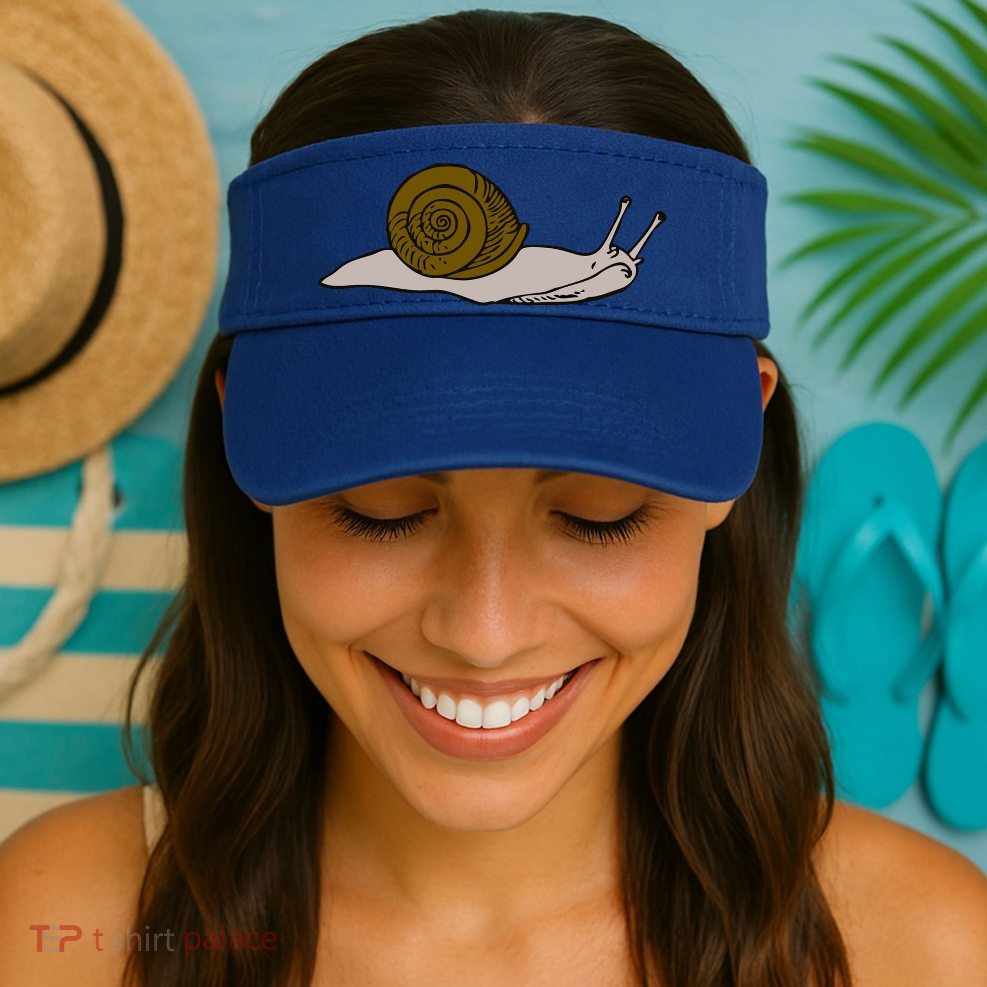 Just Really Like Snails Snail Lover Gift Visor
