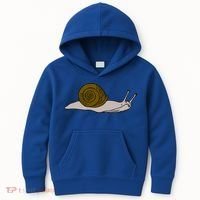 Just Really Like Snails Snail Lover Gift Kids Hoodie thumb 0