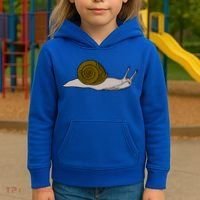 Just Really Like Snails Snail Lover Gift Kids Hoodie thumb 3