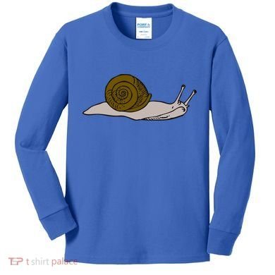 Just Really Like Snails Snail Lover Gift Kids Long Sleeve Shirt
