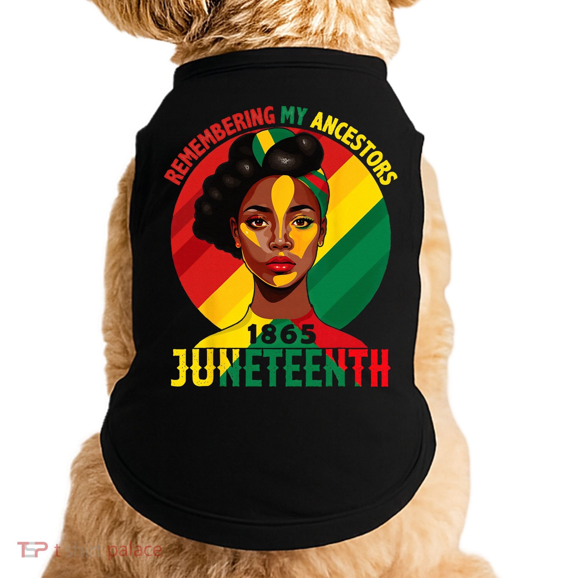 Juneteenth Remebering My Ancestors Black Doggie Tank