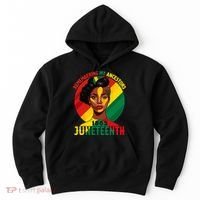 Juneteenth Remebering My Ancestors Black Hoodie thumb 0
