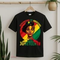 Juneteenth Remebering My Ancestors Black T-Shirt thumb 2