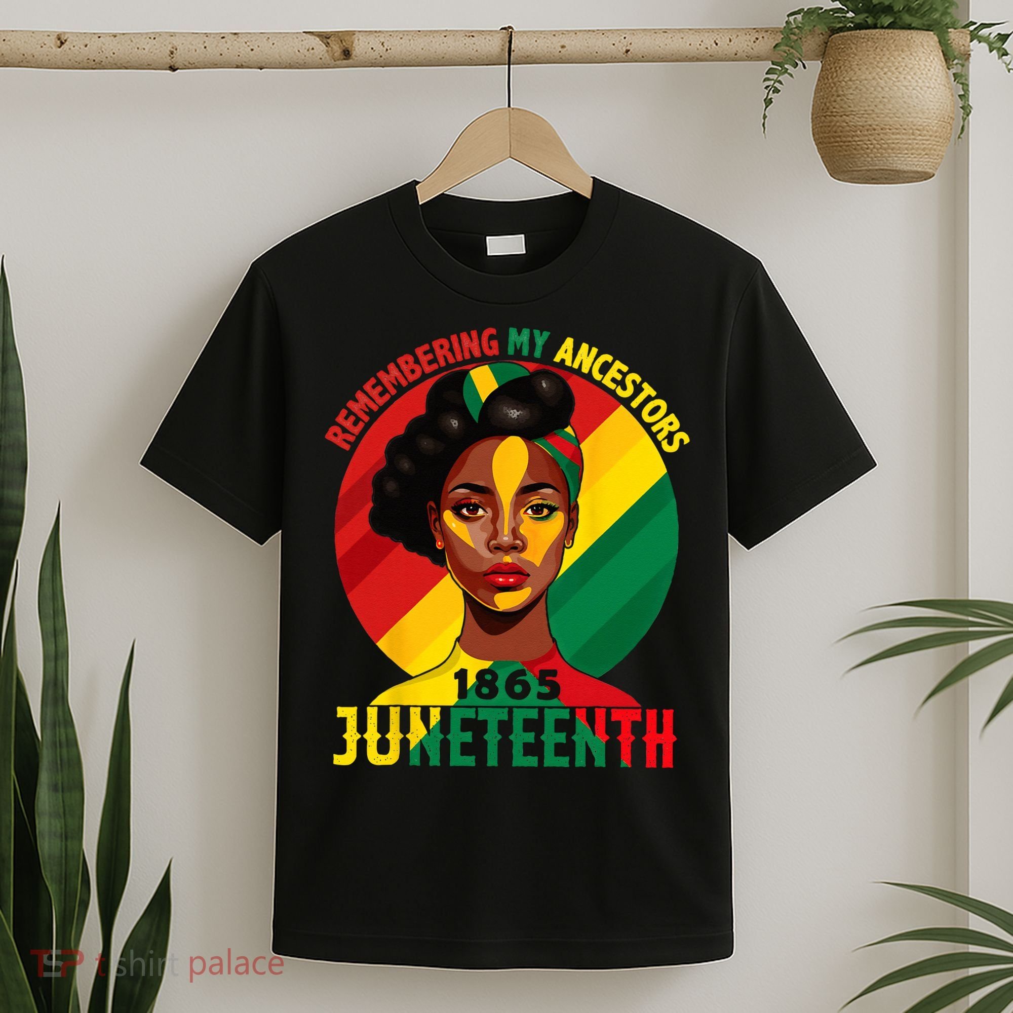 Juneteenth Remebering My Ancestors Black T-Shirt