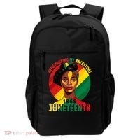 Juneteenth Remebering My Ancestors Black Backpack thumb 0