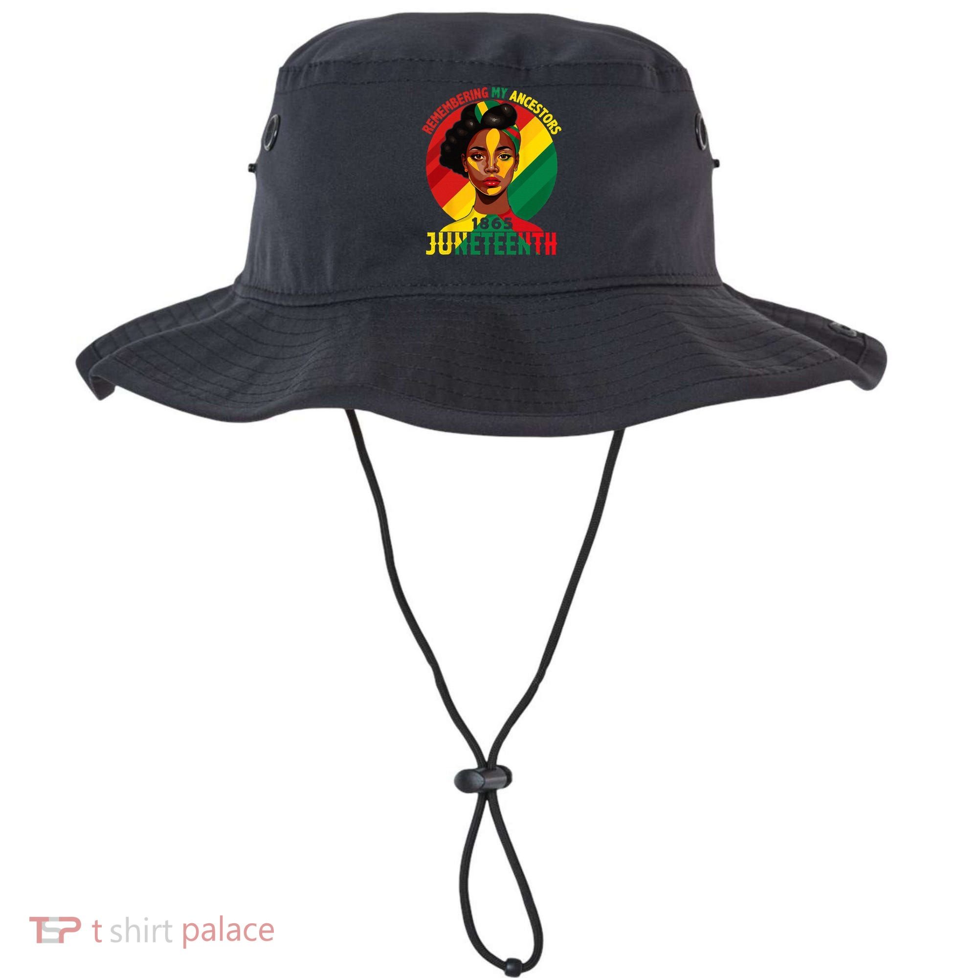 Juneteenth Remebering My Ancestors Black Bucket Hat