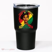 Juneteenth Remebering My Ancestors Black Tumbler thumb 0