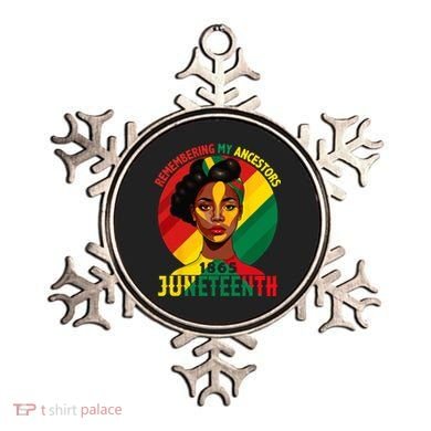 Juneteenth Remebering My Ancestors Black Ornament