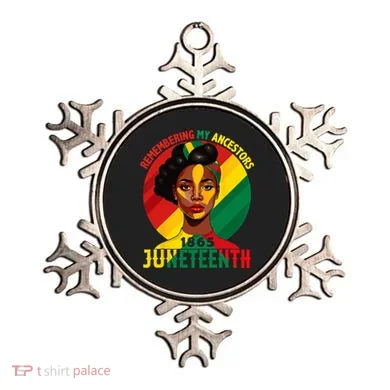 Juneteenth Remebering My Ancestors Black Ornament