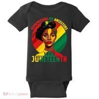Juneteenth Remebering My Ancestors Black Baby Bodysuit thumb 0