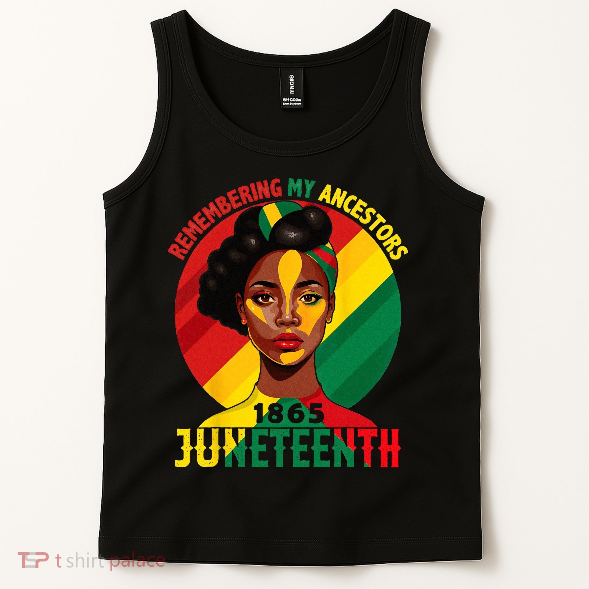 Juneteenth Remebering My Ancestors Black Tank Top